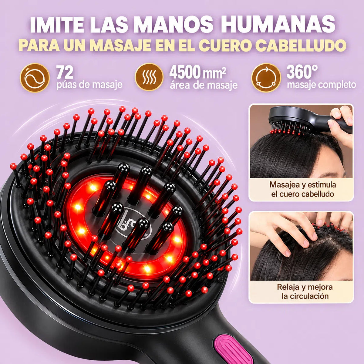 Capilux – Masajeador capilar de 1400mAh