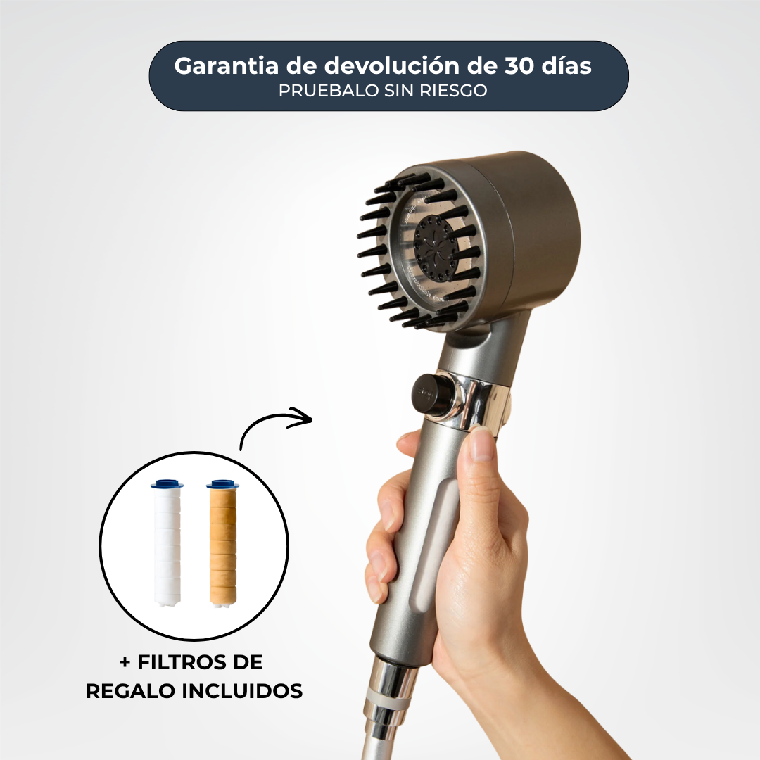Aquapure – Cabezal de ducha con 4 modos